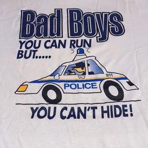 Philadelphia Police Bad Boys T-shirt. Size L. See measurements.